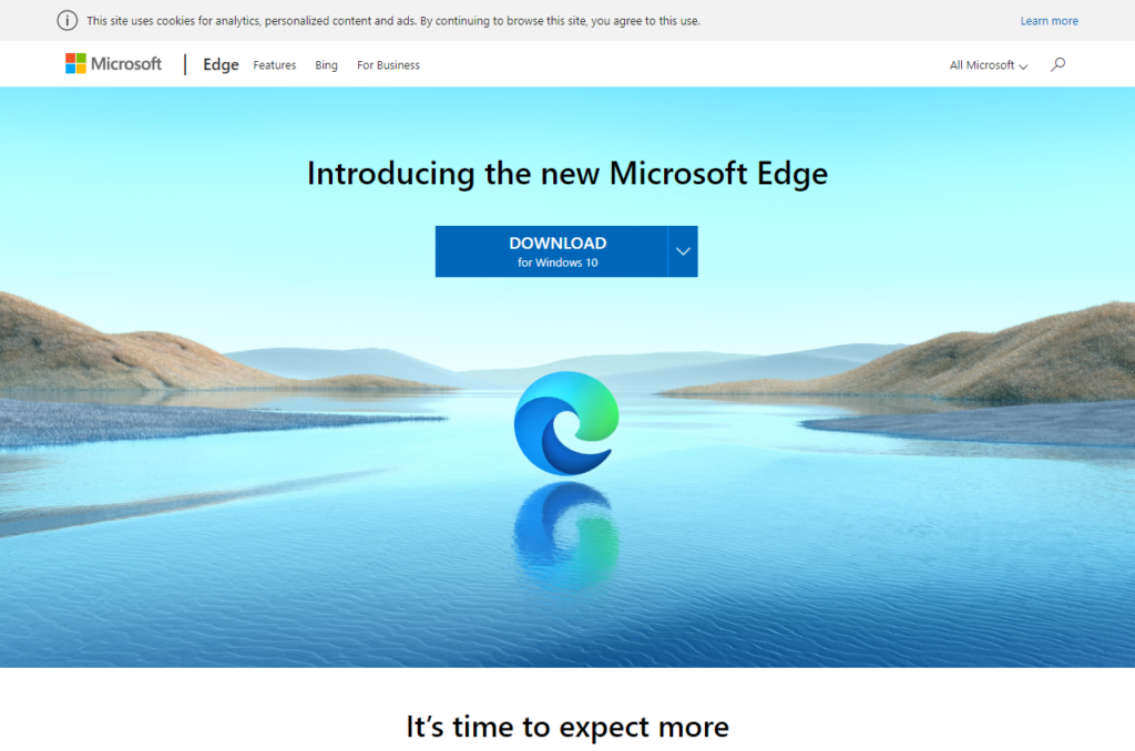 Chromium版新「microsoft Edge」正式版が公開されました 株式会社 向陽デジタルワークス